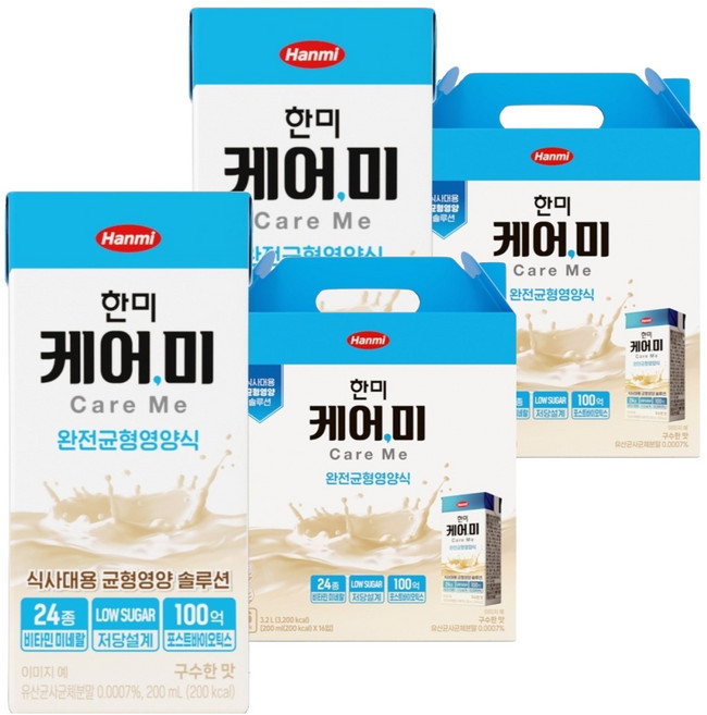 한미헬스 케어미 균형영양식, 200ml, 32개