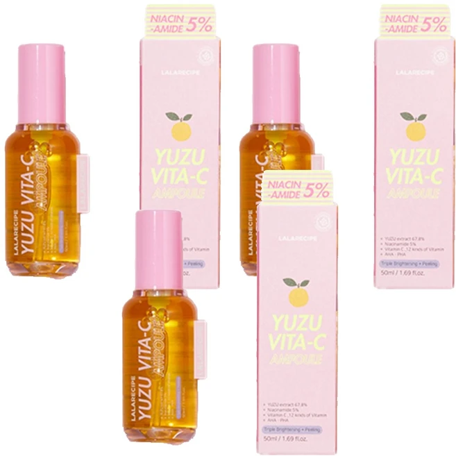 라라레서피 유자 비타 씨 앰플, 50ml, 3개 - 쿠팡