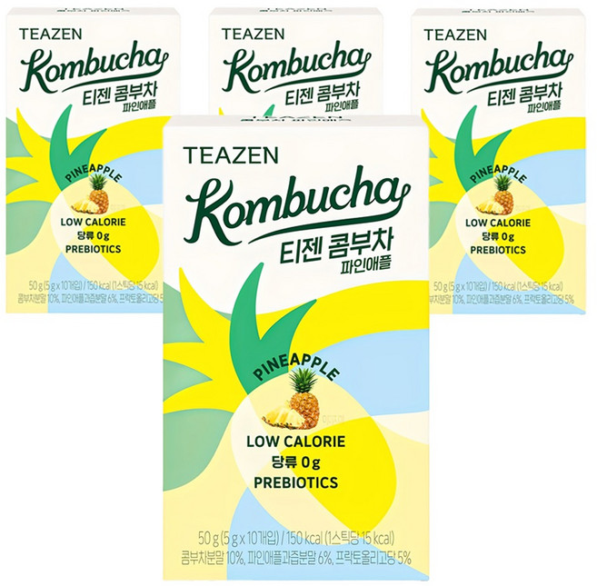 티젠 파인애플 콤부차, 5g, 10개입, 4개