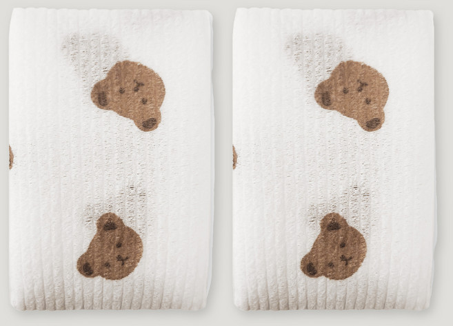 소소모소 샤워타월, 베어, 1개입, 2개