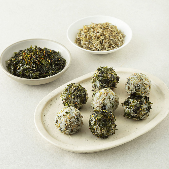 집반찬연구소 멸치 두배 주먹밥재료 멸치볶음 40g x 2팩 + 맛더하기 김자반 20g 세트, 100g, 1세트