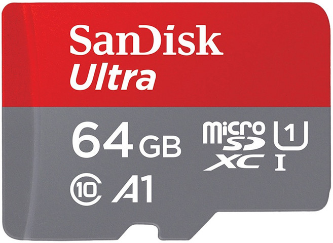 SanDisk 晟碟 Ultra microSDXC UHS-I A1 高速讀取記憶卡, 64GB, 1個