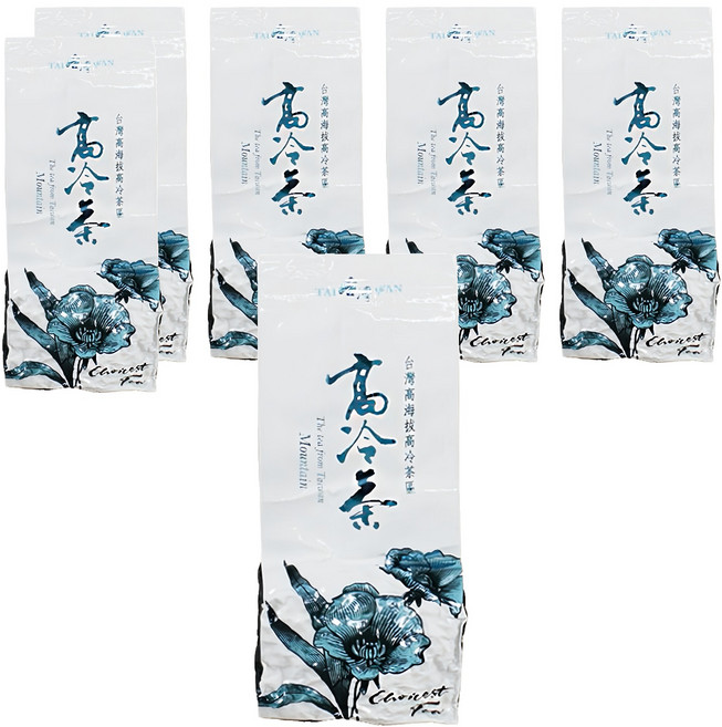 龍源茶品 鑫龍源 阿里山芝蕊甘雅 高山冷香烏龍茶葉, 50g, 6包, 1組