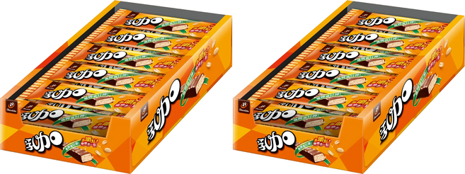 77 乳加 巧克力 24個, 897.6g, 2盒