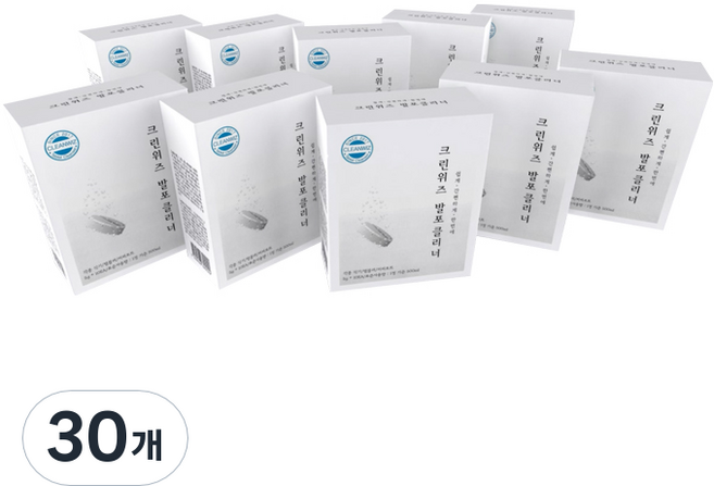 크린위즈 발포 한통설거지 주방세제 10p, 50g, 30개