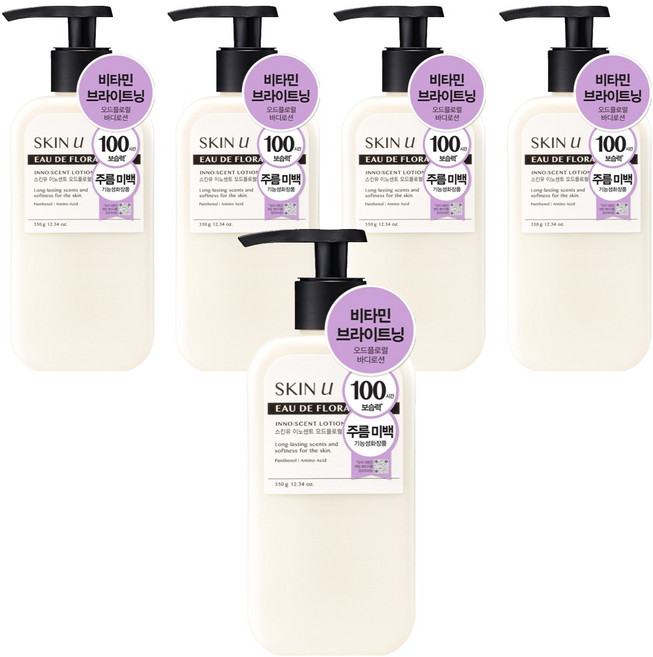 스킨유 이노센트 로션 오드플로럴, 350g, 5개