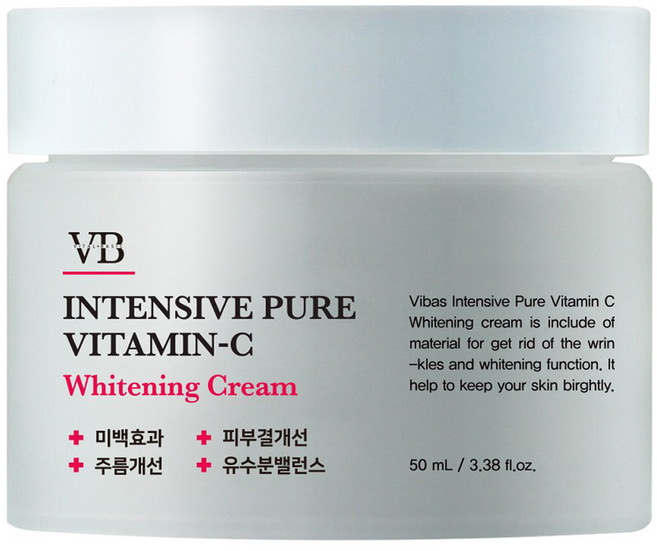 비바스 인텐시브 퓨어비타민C 화이트닝 미백크림, 50ml, 1개