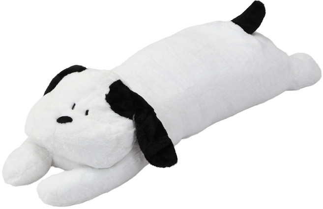 포레스트홈앤데코 애니멀 말랑이 쿠션 바디필로우 강아지, 화이트