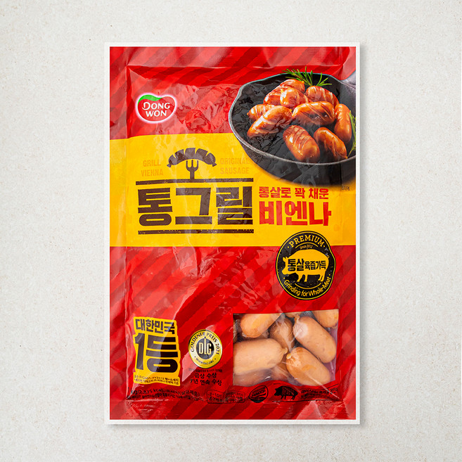 동원 통그릴 비엔나, 1kg, 1개