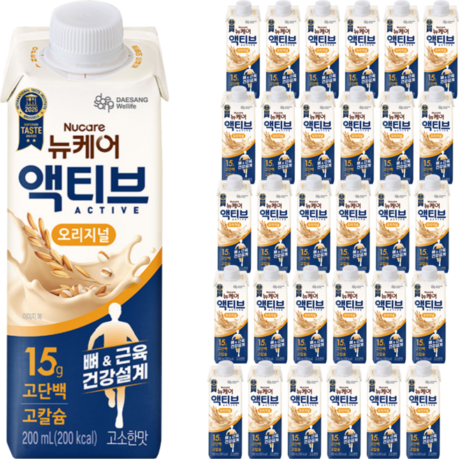 뉴케어 액티브 오리지널, 200ml, 48개
