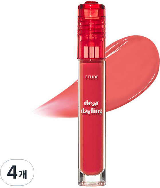 에뛰드 디어달링 워터 젤틴트, 수박레드, 4개