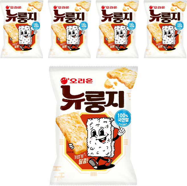 오리온 뉴룽지, 75g, 5개