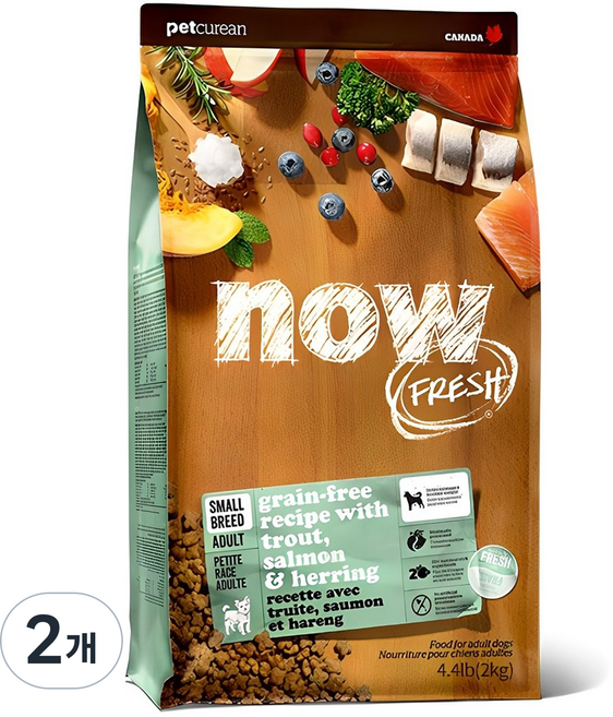 now 어덜트 강아지 프레쉬 스몰브리드 건식사료