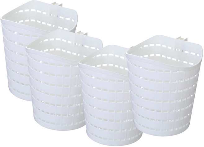 조이베리 걸이용 수납바구니 소형, 화이트, 4개