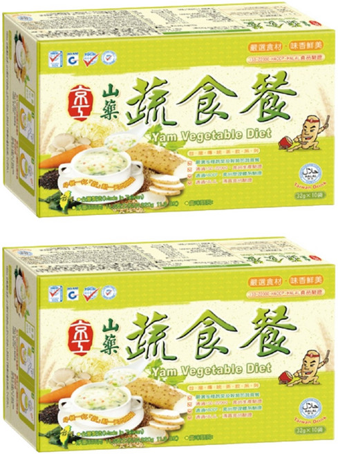 京工 山藥蔬食餐, 320g, 2盒