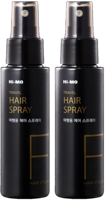 하이모 여행용 헤어스프레이, 75ml, 2개