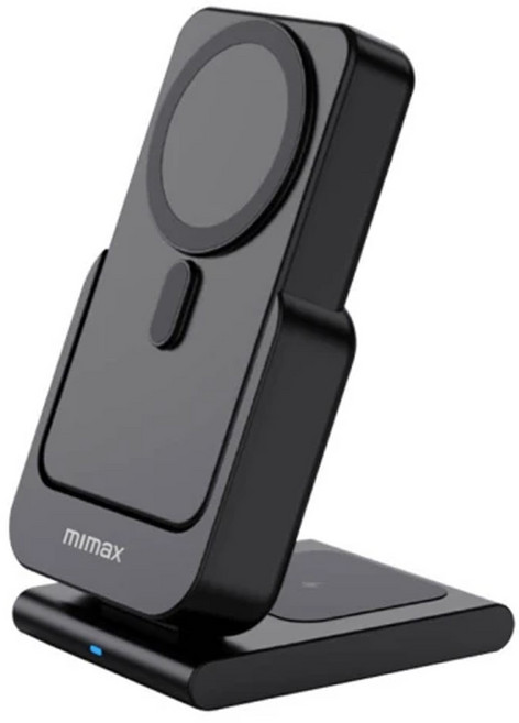 mimax 米覓 10000mAh三合一磁吸充電器 黑色 適用iPhone/Apple Watch/AirPods, 1個