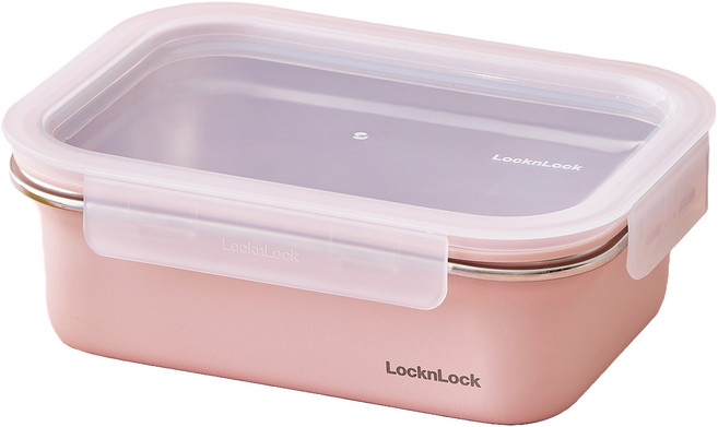 락앤락 컬러스텐코지 밀폐용기 미스티 로즈 1.2L, 1개, 단품