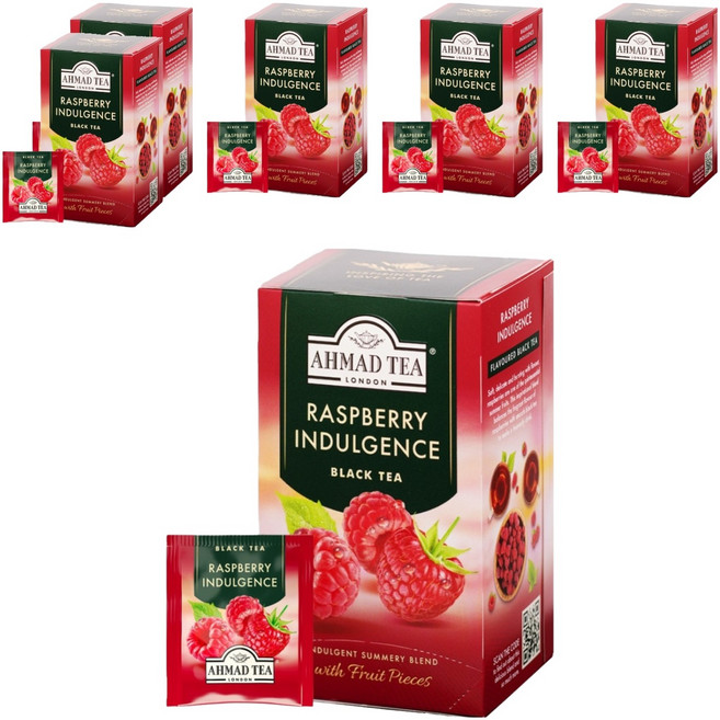 아마드티 라즈베리 인델젼스 블랙티, 2g, 20개입, 6개