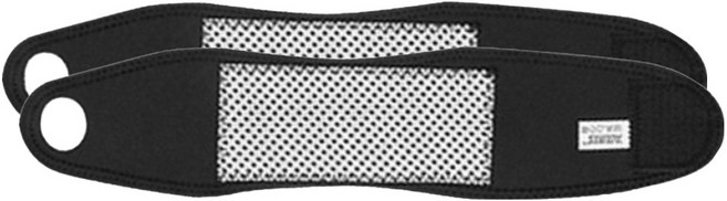 AOLIKES 奧力克斯 自發熱磁石保暖護腕, 黑色, 1雙