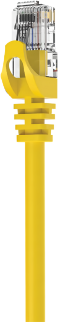 POLYWELL 寶利威爾 CAT6 高速網路線 RJ45 福祿克認證 PW15-W58-D100, 黃色, 1條, 10m