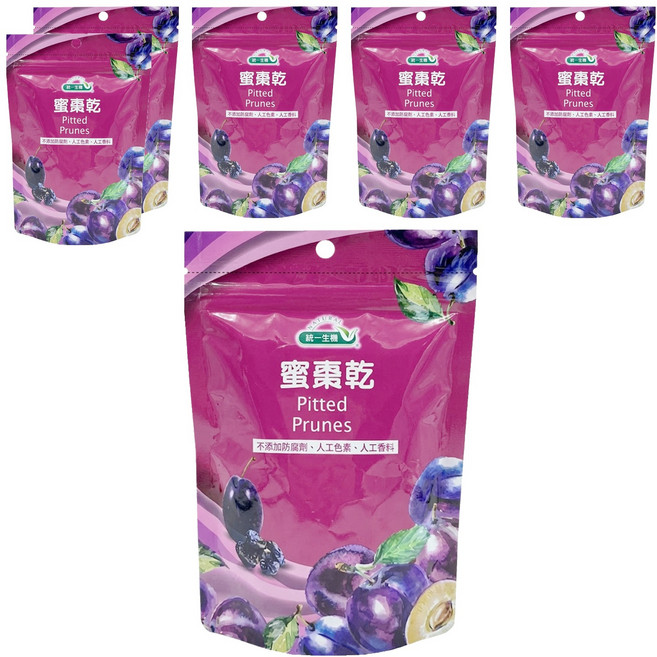 統一生機 蜜棗乾, 6包, 250g