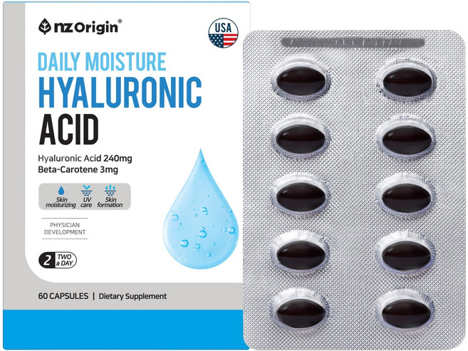 엔젯오리진 데일리 모이스처 히알루론산, 60정, 1개