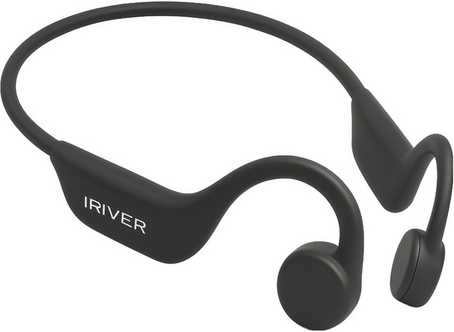 아이리버 골전도 넥밴드 스포츠 블루투스 이어폰, IB-N2, 블랙