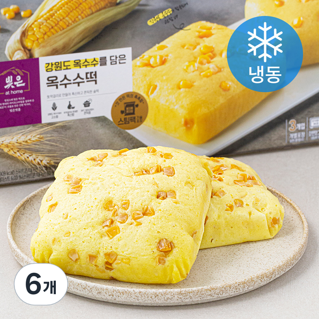 빚은 옥수수 술떡 (냉동), 160g, 3개입, 6박스