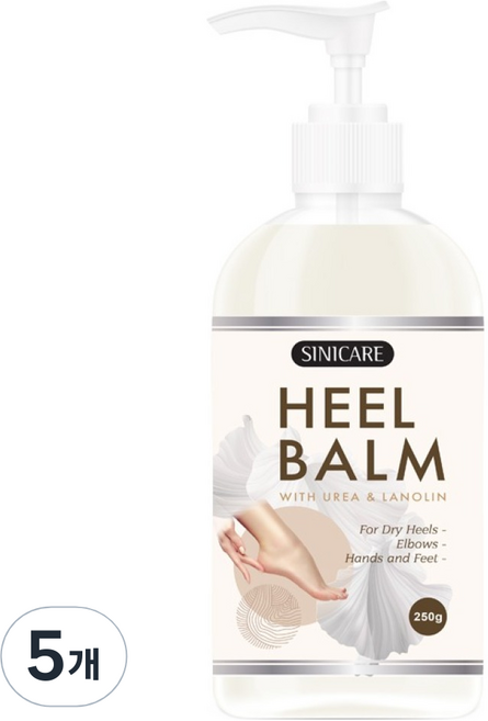 시니케어 힐밤 풋케어, 250g, 5개, 1개입