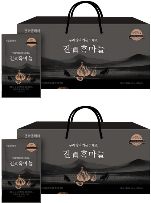 천호엔케어 진 흑마늘 30p, 2개, 2.1L