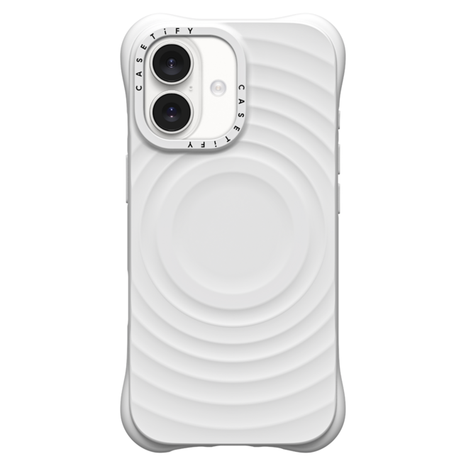 CASETiFY 手機殼 iPhone 17 白色 波紋款