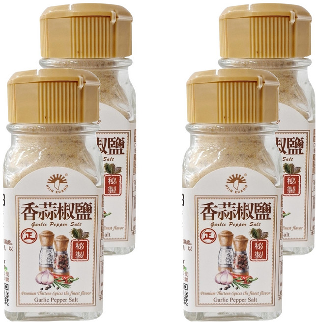 新光洋菜 香蒜椒鹽 秘製植物五辛素 Premium Thirteen-Spices, 50g, 4瓶