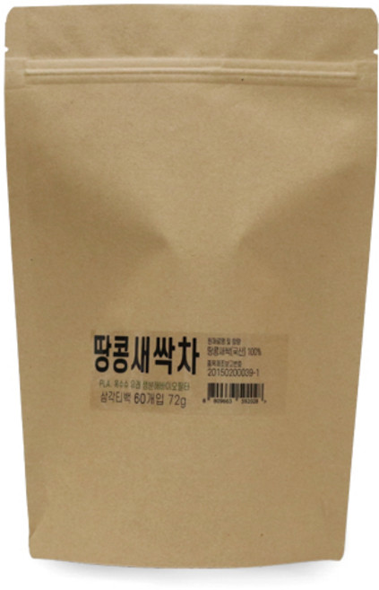 아이앤티 땅콩 새싹차 삼각 티백 60p, 1.2g, 60개입