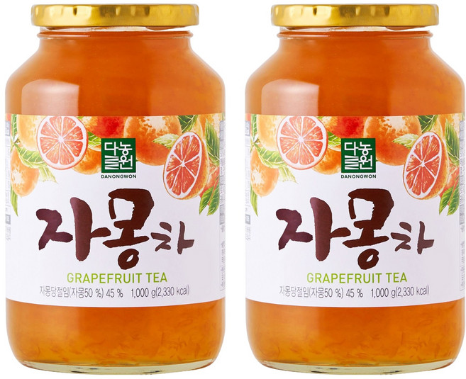 다농원 자몽차, 1kg, 2개