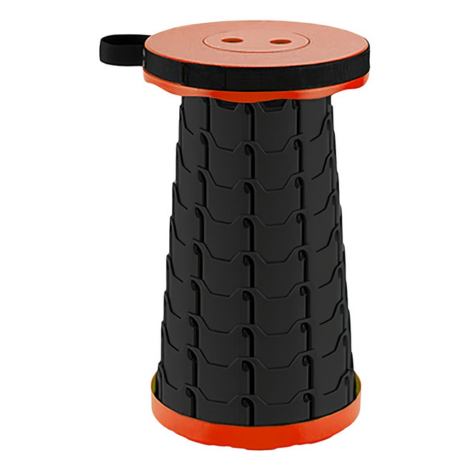 Chill Outdoor 排隊神器 螺旋伸縮折疊椅, 顏色隨機, 1個