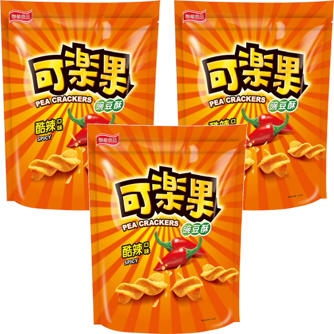 可樂果 酷辣口味, 315g, 3包