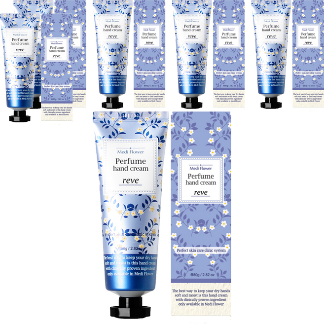 MediFlower Reve 香氛護手霜, 80g, 6個
