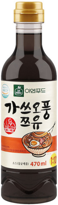 이엔푸드 가쓰오풍 쯔유, 470ml, 1개