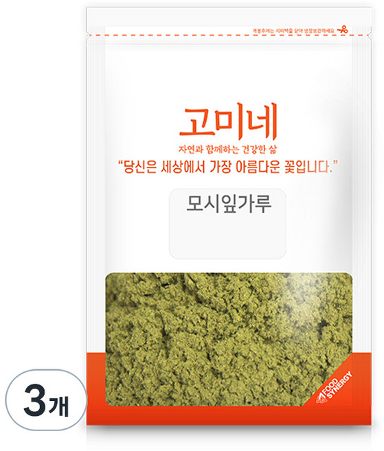 고미네 모시잎가루, 3개, 300g