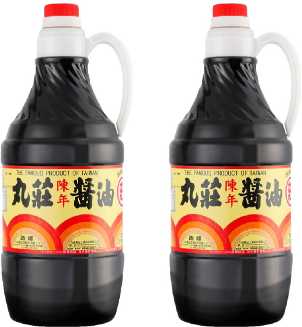 丸莊醬油 陳年醬油 為豆麥釀造 口味甘醇 不含防腐劑, 1.6L, 2瓶