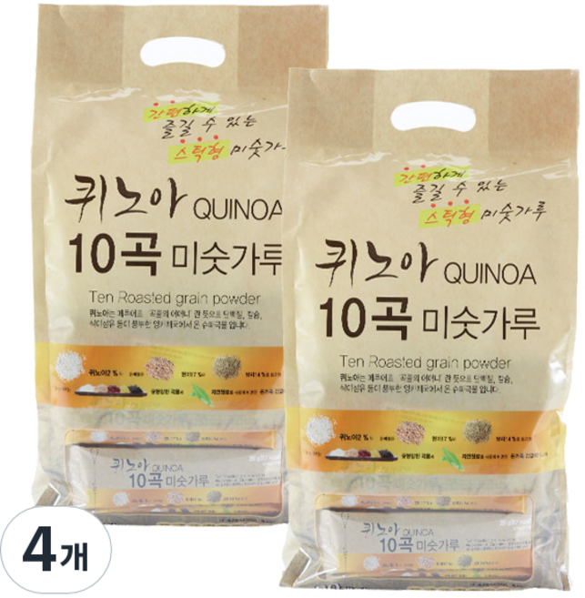태광선식 퀴노아 10곡 미숫가루, 1kg, 4개