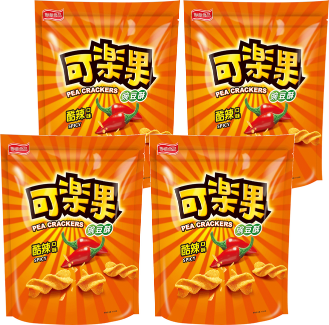 可樂果 酷辣口味, 315g, 4包