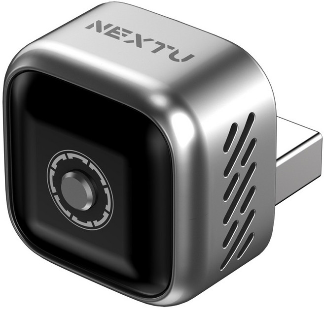 넥스트유 카본스 CP1 무선 안드로이드오토 카플레이 큐브형 동글, 그레이, 1개