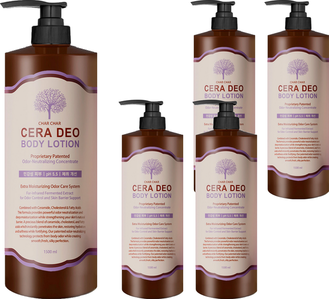 샤샤 세라 데오 바디로션, 5개, 1.5L