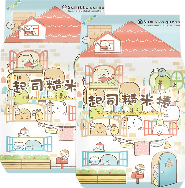 Sumikkogurashi 角落生物 起司糙米捲140g, 140g, 2入