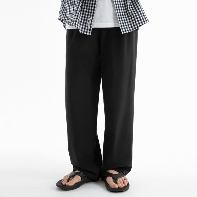 유니온스튜디오 남녀공용 루즈핏 밴딩 슬랙스 UI2SLP