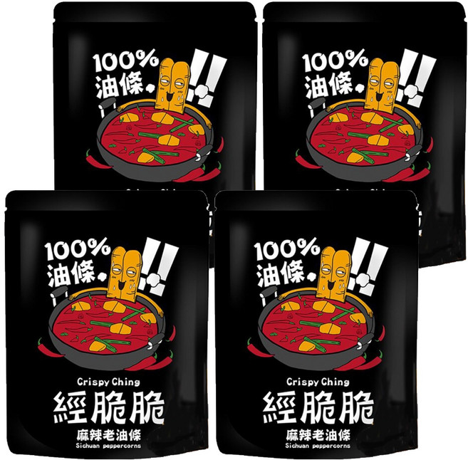 Crispy Ching 經脆脆 老油條麻辣, 50g, 4包