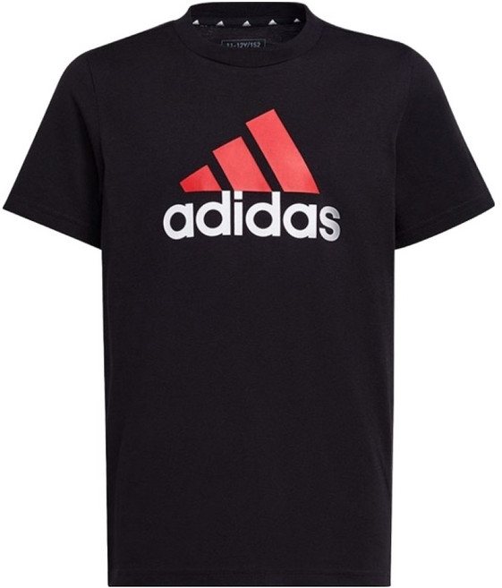아디다스키즈 아동용 에센셜 투컬러 빅 로고 코튼 U BL 2 TEE 티셔츠 HR6369