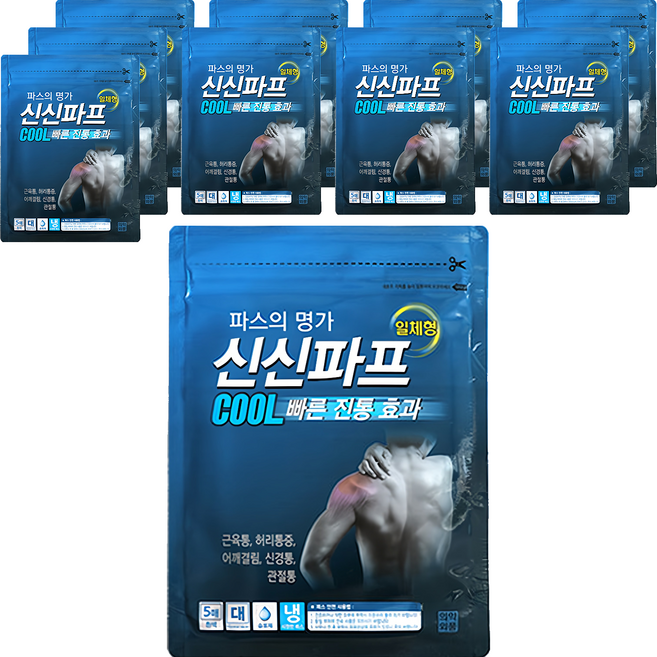 신신파스 신신파프 쿨, 5개입, 10개